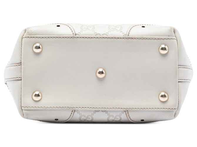 Gucci Mini Guccissima Punch Tote in Weiß - Ansicht 3