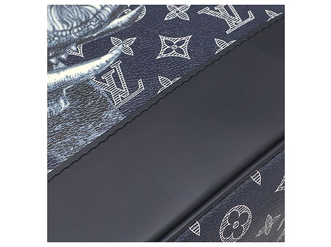 Twist Zaino Louis Vuitton Blue Chapman Brothers Monogram Savane Steamer Blu navy - vista 7