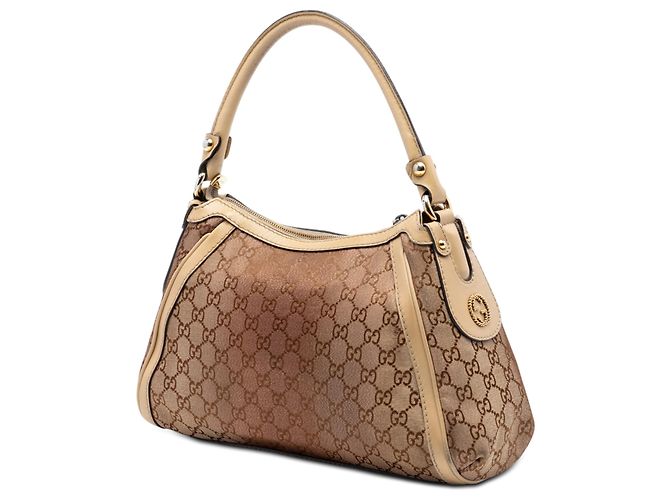 Borsa Gucci Brown GG Lurex Scarlett Marrone Bronzo - vista 2
