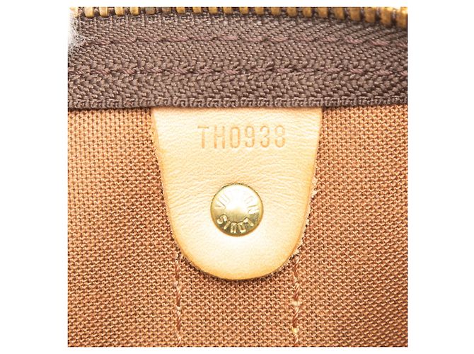 Louis Vuitton Marrone Monogram Keepall Bandouliere 55 - vista 5