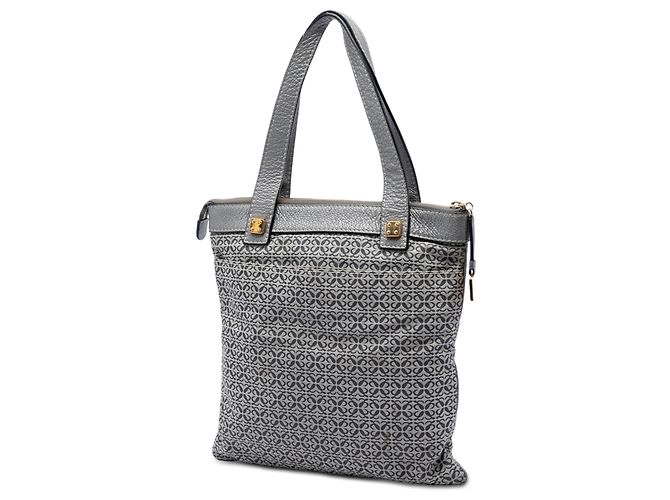 LOEWE Tote aus Anagram-Canvas in Grau Braun - Ansicht 2