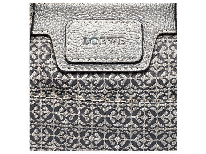 LOEWE Tote aus Anagram-Canvas in Grau Braun - Ansicht 5