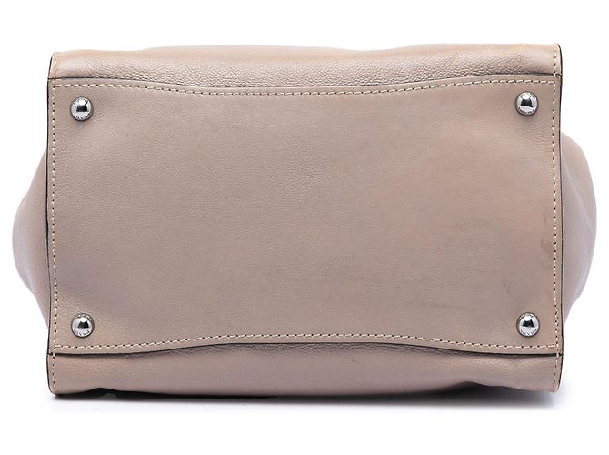 Borsa Prada Beige Glace Calf Twin Pocket Double Handle - vista 3