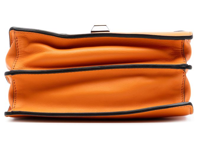 Fendi Orange Small Vitello Grace Openwork Kan I Crossbody - vista 3