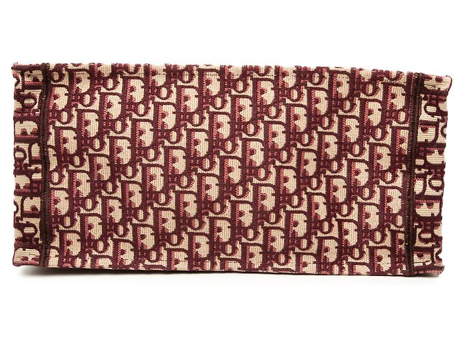 Dior Red Medium Oblique Bestickte Canvas Book Tote Rot - Ansicht 3