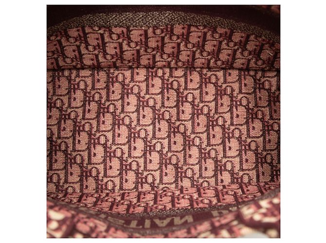 Dior Red Medium Oblique Bestickte Canvas Book Tote Rot - Ansicht 4