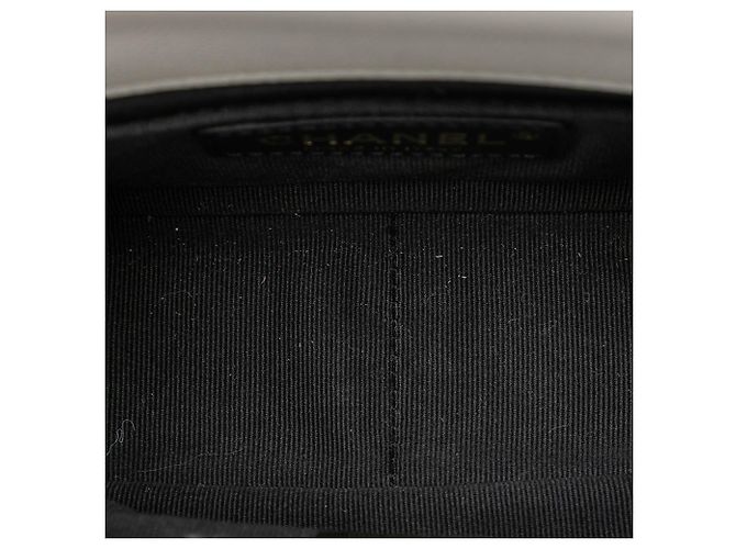 Chanel White Mini Quilted Caviar Twist Your Buttons Flap Bianco - vista 4