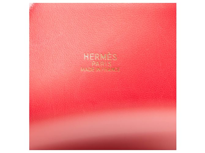 Hermès Red Courchevel Bolide 37 Rosso - vista 5