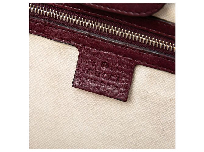 Tote Gucci Bege Medium GG Canvas New Bamboo Tassel - vista 5