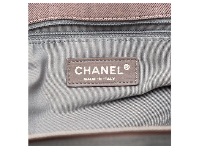 Chanel Pink Large CC gesteppter Denim Tote - Ansicht 5