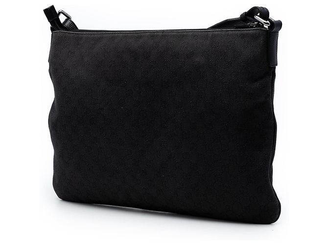 Borsa a tracolla Gucci Black GG Denim Nero - vista 2