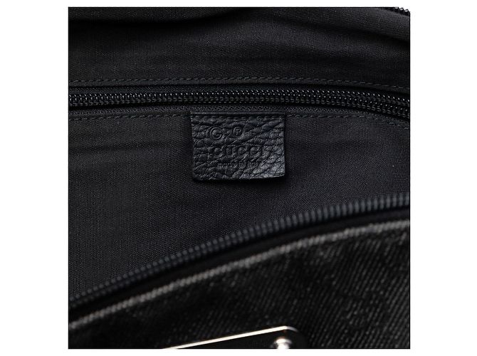 Borsa a tracolla Gucci Black GG Denim Nero - vista 5