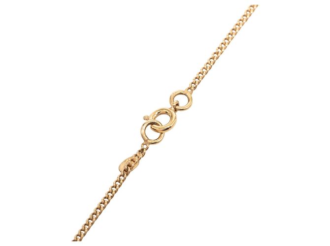 Collana con pendente coniglio in resina placcato oro CC Gold Chanel D'oro - vista 3