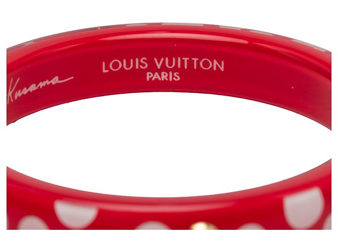 Bracciale Louis Vuitton Red Yayoi Kusama Dot Infinity PM Rosso - vista 4