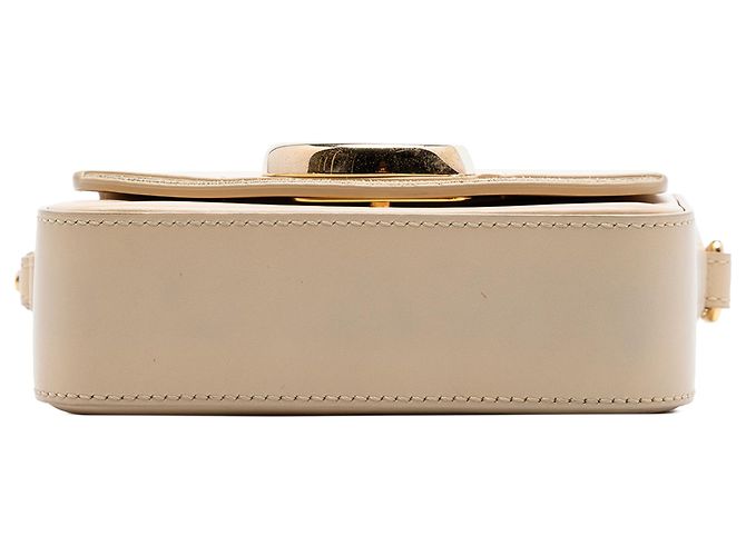 Borsa Chloé Beige Mini Calfskin C Satchel - vista 3