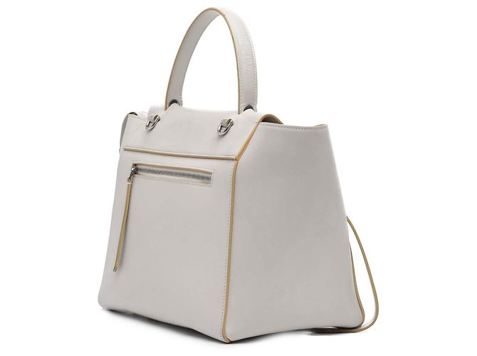 Belt Bag Céline Borsa Belt in pelle di vitello liscia bianca mini Celine Bianco - vista 2