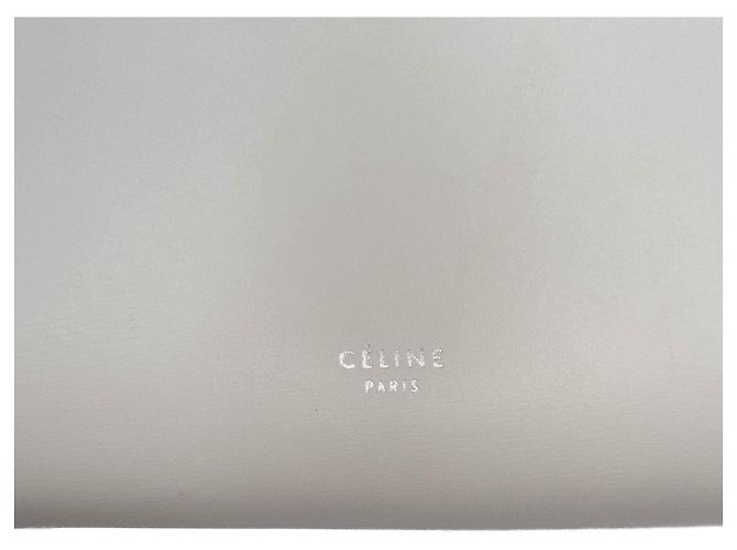 Belt Bag Céline Borsa Belt in pelle di vitello liscia bianca mini Celine Bianco - vista 5