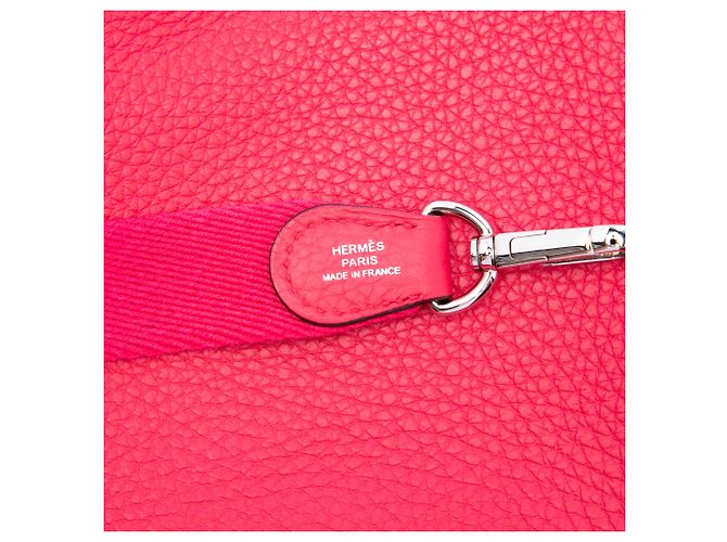 Hermès Pink Clemence Evelyne I TPM Rosa - vista 5