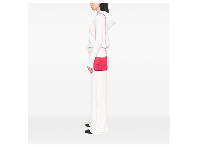 Hermès Pink Clemence Evelyne I TPM Rosa - vista 6