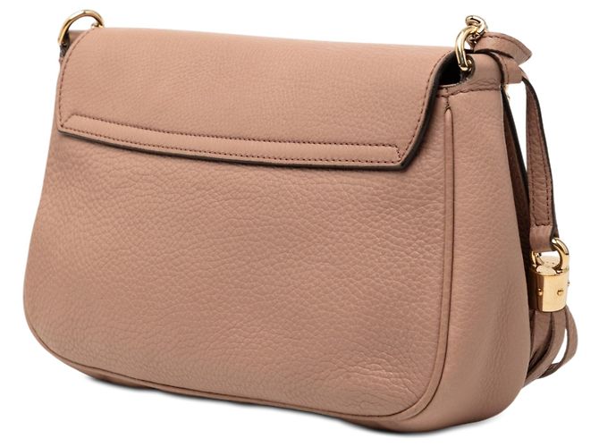 Gucci Borsa a tracolla Soho Chain Flap in pelle di vitello marrone Medium Carne - vista 2