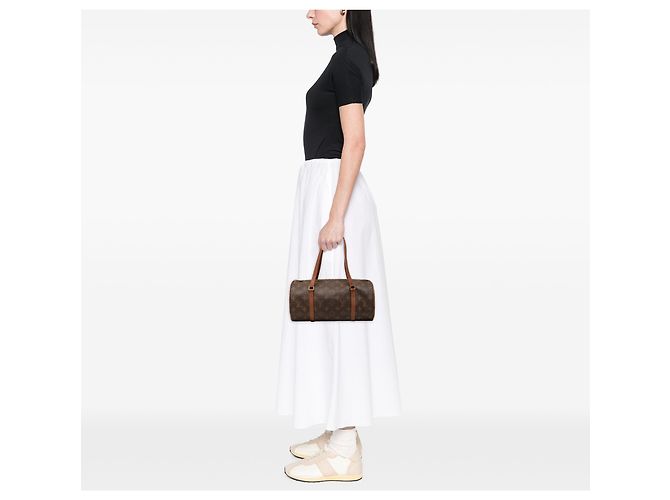 Louis Vuitton Marrone Monogram Papillon 30 - vista 10