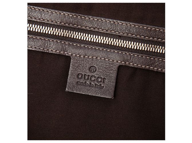 Borsa Hobo Gucci in tela stampata bianca Horsebit Bianco - vista 5