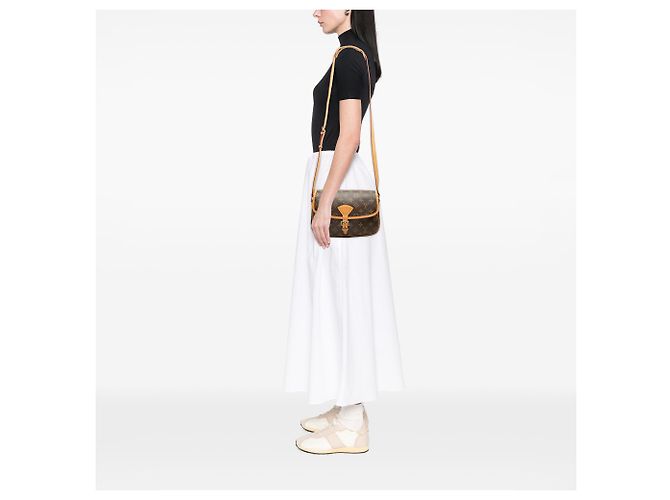 Louis Vuitton Marrone Monogram Sologne - vista 7