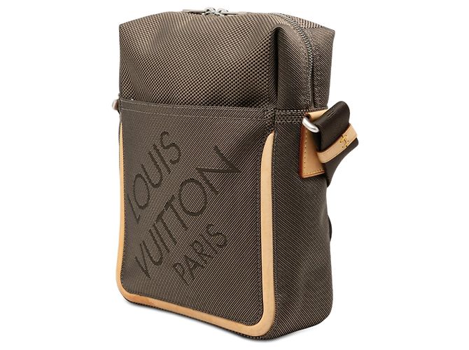 Borsa a tracolla Louis Vuitton Marrone Damier Geant Citadin - vista 2