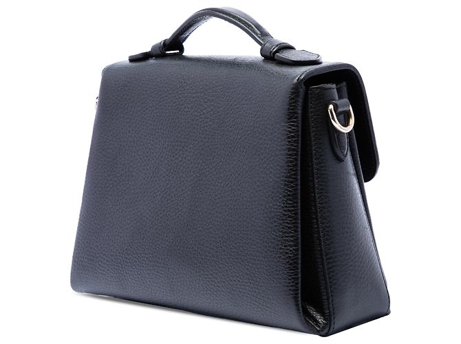 Borsa satchel Gucci Black Small Dollar Calf Interlocking G Nero - vista 2