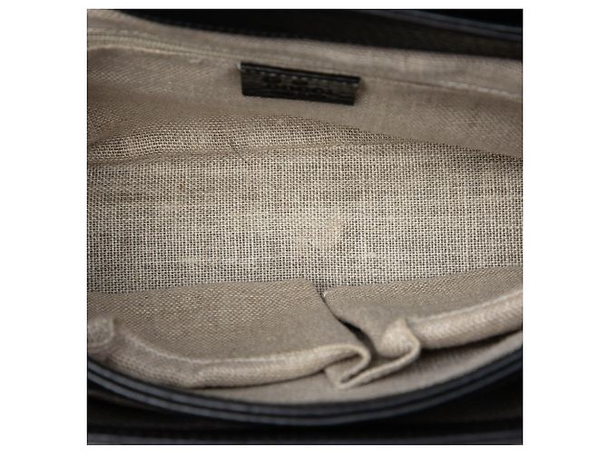 Borsa satchel Gucci Black Small Dollar Calf Interlocking G Nero - vista 4