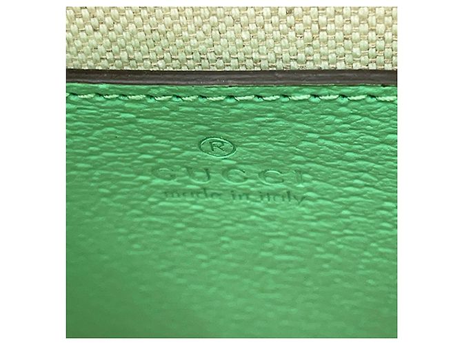 Borsa Satchel Gucci Beige Mini Jumbo GG Canvas Interlocking G - vista 5