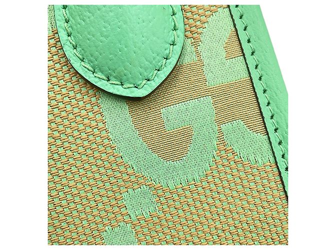 Borsa Satchel Gucci Beige Mini Jumbo GG Canvas Interlocking G - vista 7