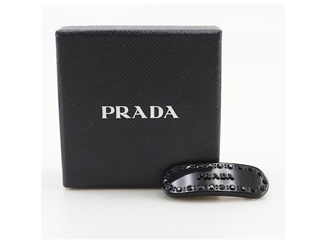 Fermaglio Bijou Logo PRADA Prada Nero - vista 10