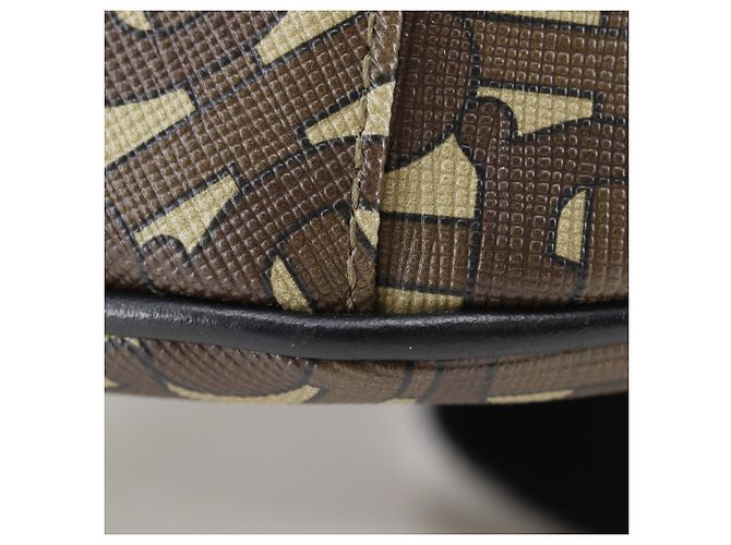 Marsupio Burberry TB Monogram Stripe E Canvas Marrone - vista 5