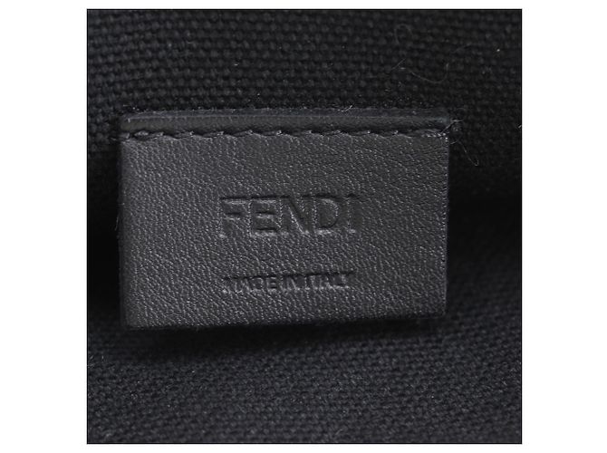 Fendi Medium Flat Pouch Black - view 11