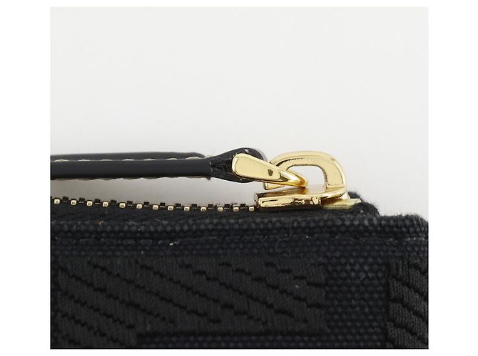 Fendi Medium Flat Pouch Black - view 9