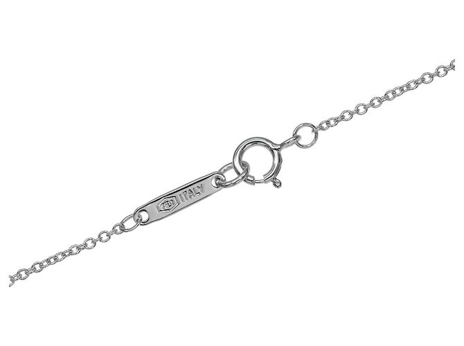 Collana Open Atlas di Tiffany & Co. in oro bianco 18K con diamante D'oro - vista 7