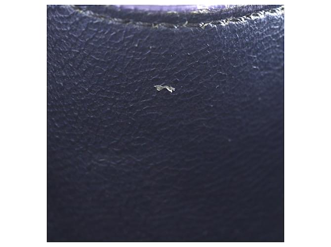 Céline Borsa Celine Luggage Micro Shopper Nero Blu - vista 8