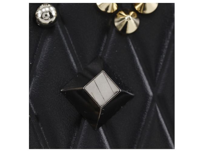 Cartera larga Christian Louboutin Panettone Spike Studs Negro - vista 11