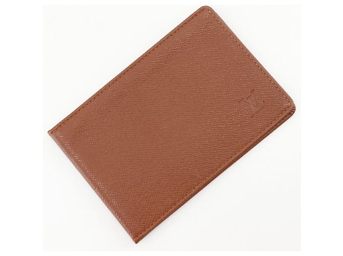 Cartera tríptico Louis Vuitton en lona Monogram marrón Castaño - vista 13