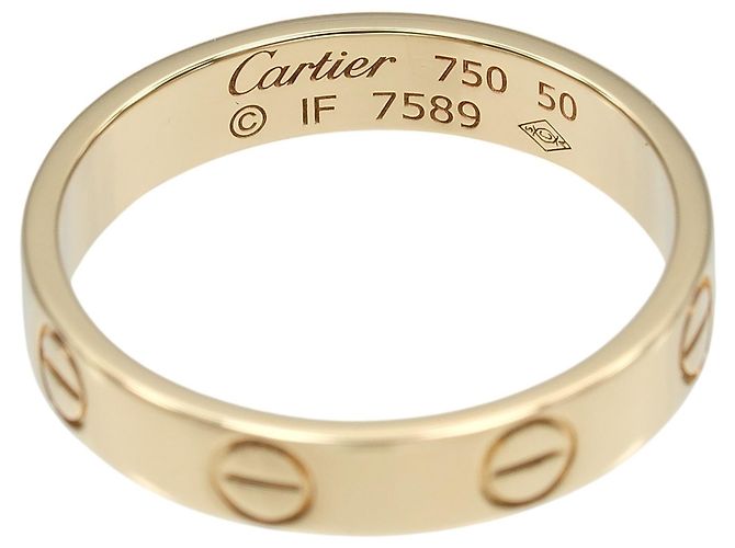 Cartier Love Small Band Ring Golden - view 4