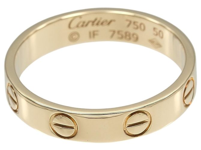 Cartier Love Small Band Ring Golden - view 5