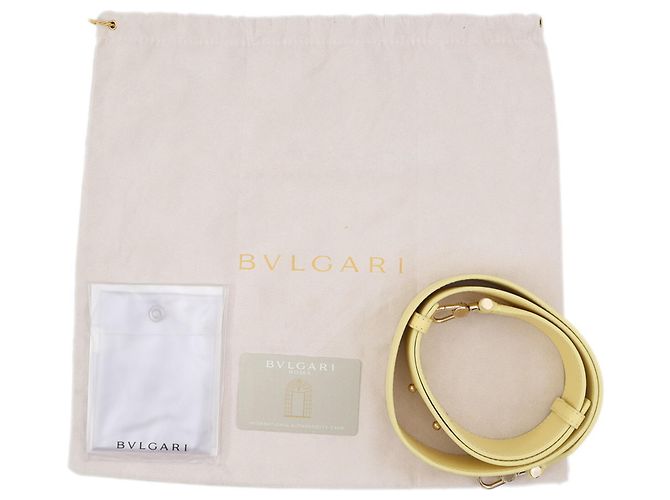 Bulgari Mini borsa a tracolla Bvlgari Serpenti Cabochon Giallo - vista 17