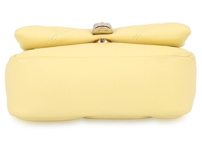 Bulgari Mini borsa a tracolla Bvlgari Serpenti Cabochon Giallo - vista 3