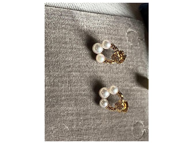 Mikimoto Orecchini in Perle e Diamanti in Oro Giallo 18k D'oro - vista 12