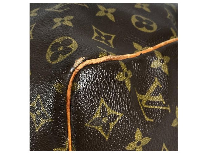 Borsa da viaggio Louis Vuitton Monogram Keepall 50 Marrone - vista 6