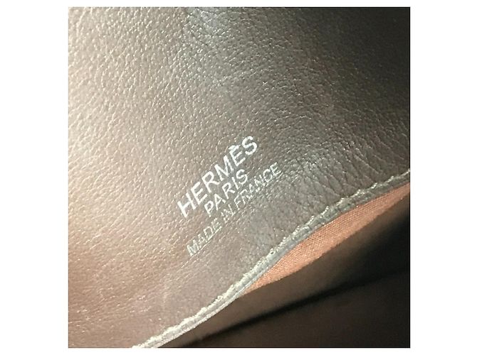 Hermès HERMES Borsa Ybou GM Borsa a mano, Tote Bag Marrone Beige - vista 13