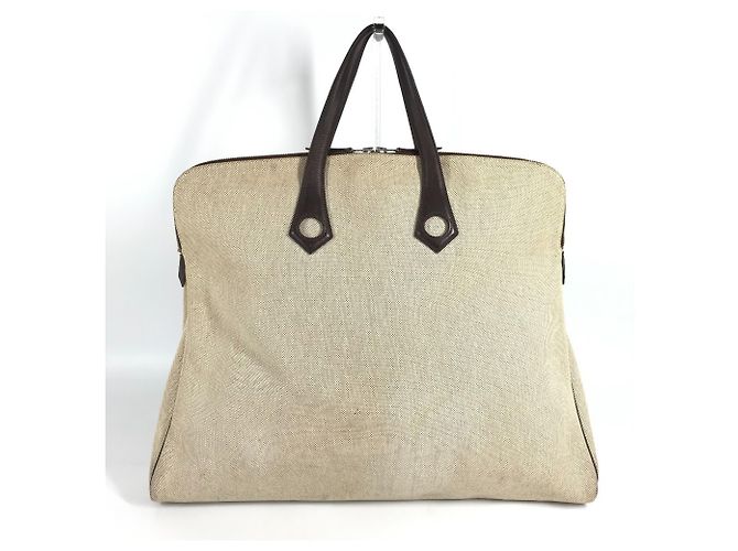 Hermès HERMES Borsa Ybou GM Borsa a mano, Tote Bag Marrone Beige - vista 2