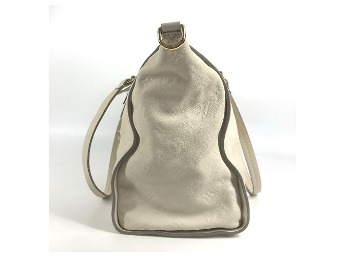 Borsa Tote Louis Vuitton Monogram Empreinte Lumineuse PM Bianco - vista 4