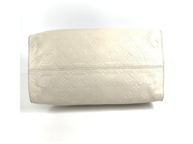 Borsa Tote Louis Vuitton Monogram Empreinte Lumineuse PM Bianco - vista 6